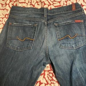 7 For All Mankind Bootcut Mid Rise Jean Womens 30